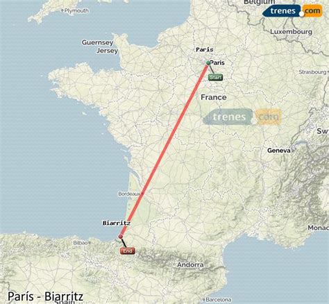 train from paris to biarritz